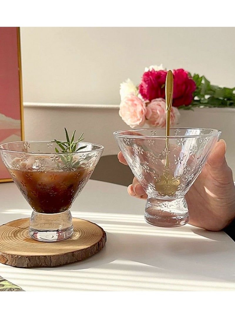 كاسات حلا زجاج بقاعده 3 قطع - Image 4